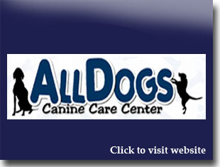 Link to website for All Dogs Canine Care Center