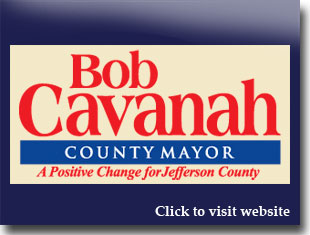 Link to website for Bob Cavanah for Jefferson county mayor